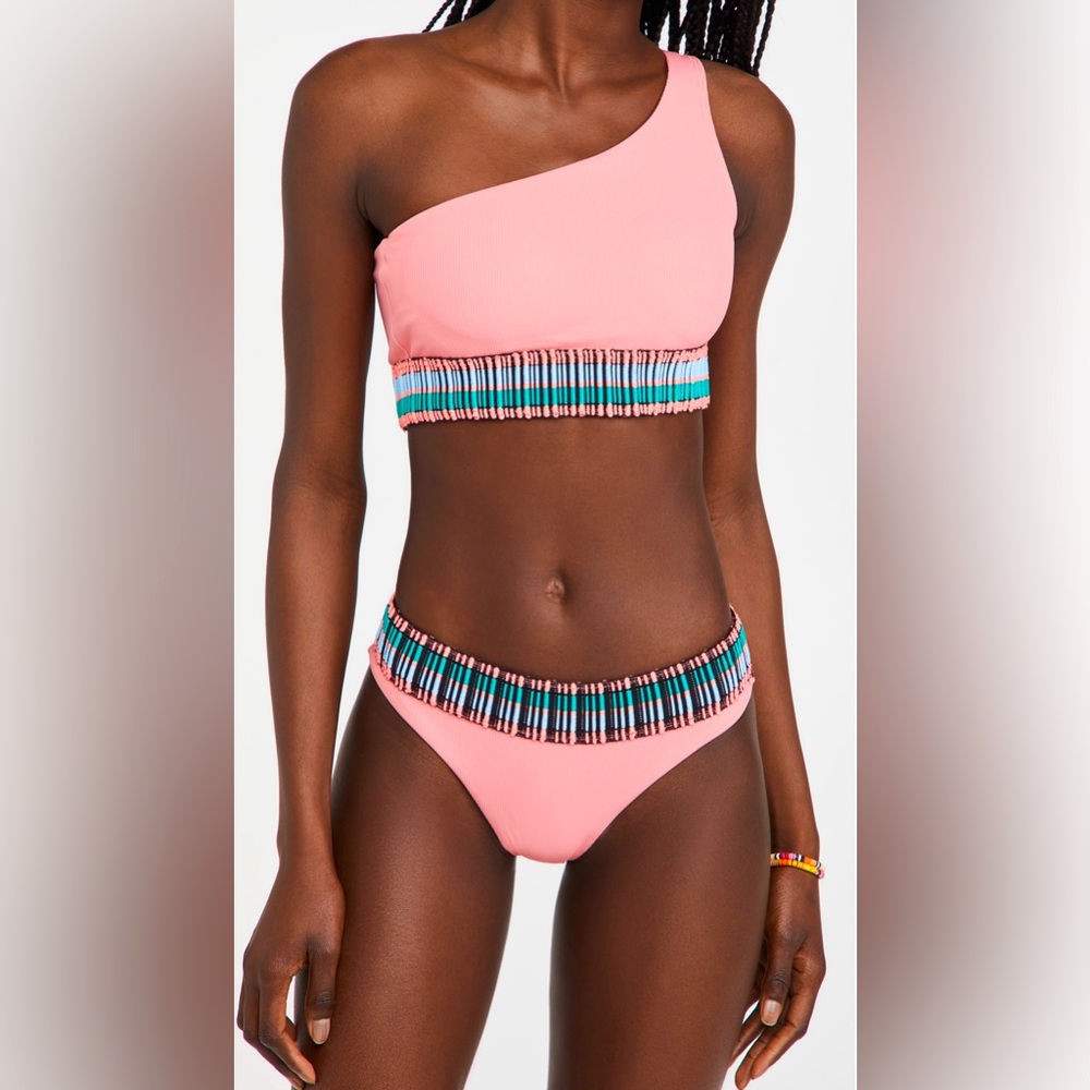 Peixoto Zoni bikini NWT top and bottom pink coral swim